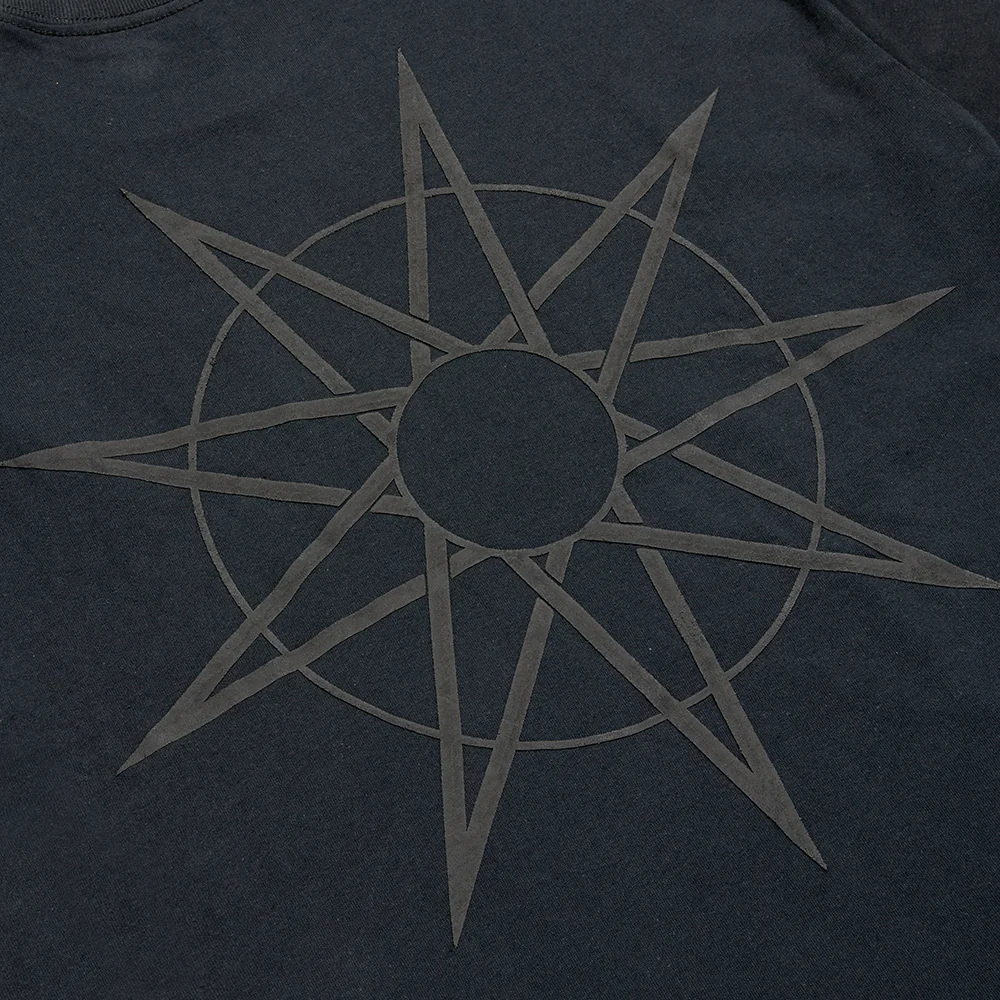 9 Point Star Black T-Shirt - Image 4